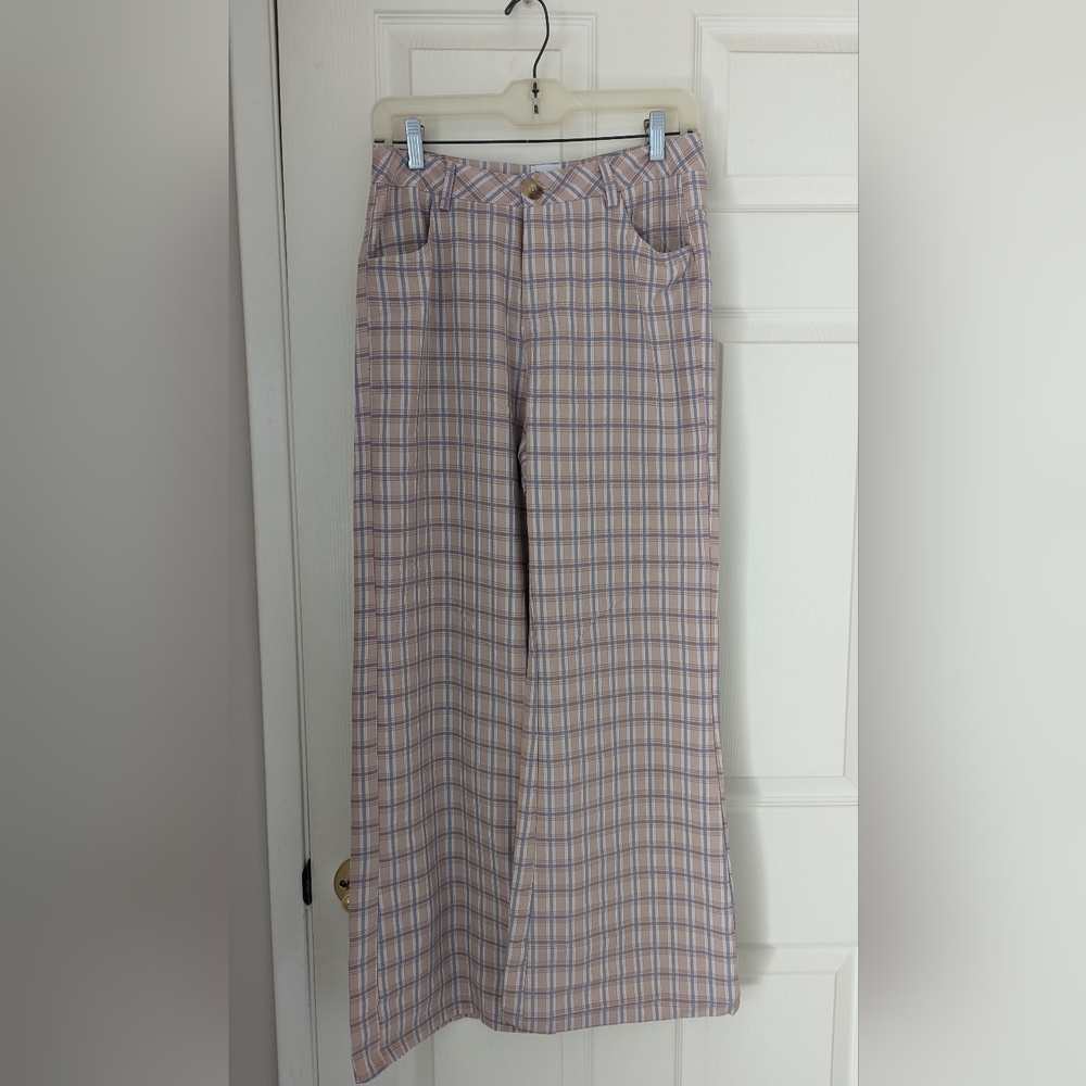 Princess Polly Sz 8 plaid pants